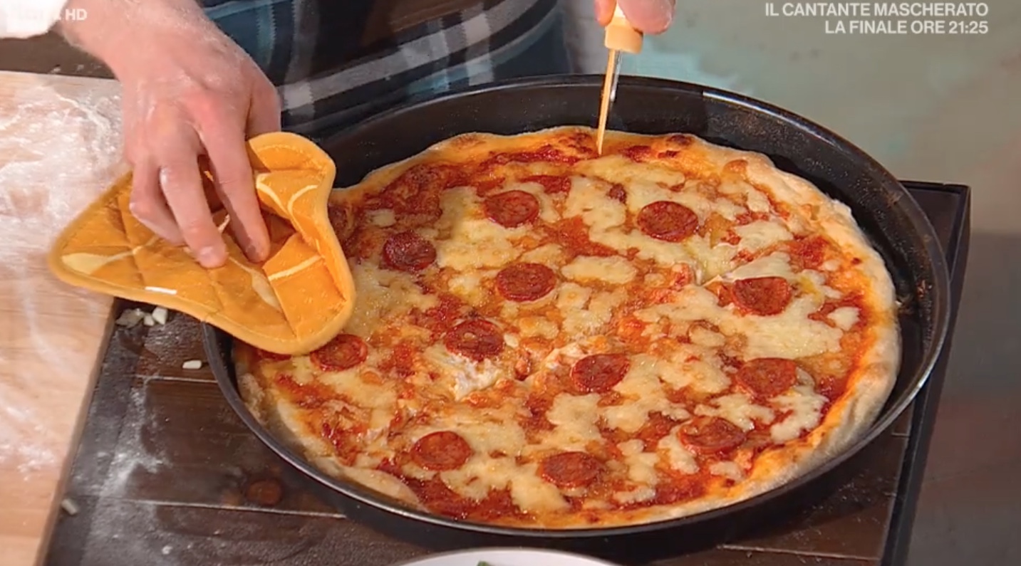 Pizza con salamino piccante di Fulvio Marino